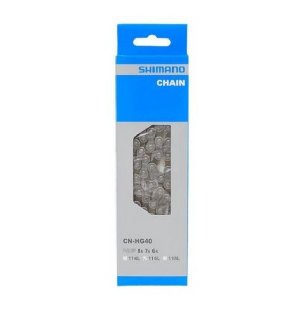 Shimano CN-HG40 Chain - 6/7/8-speed with Quick Link - 116 Links